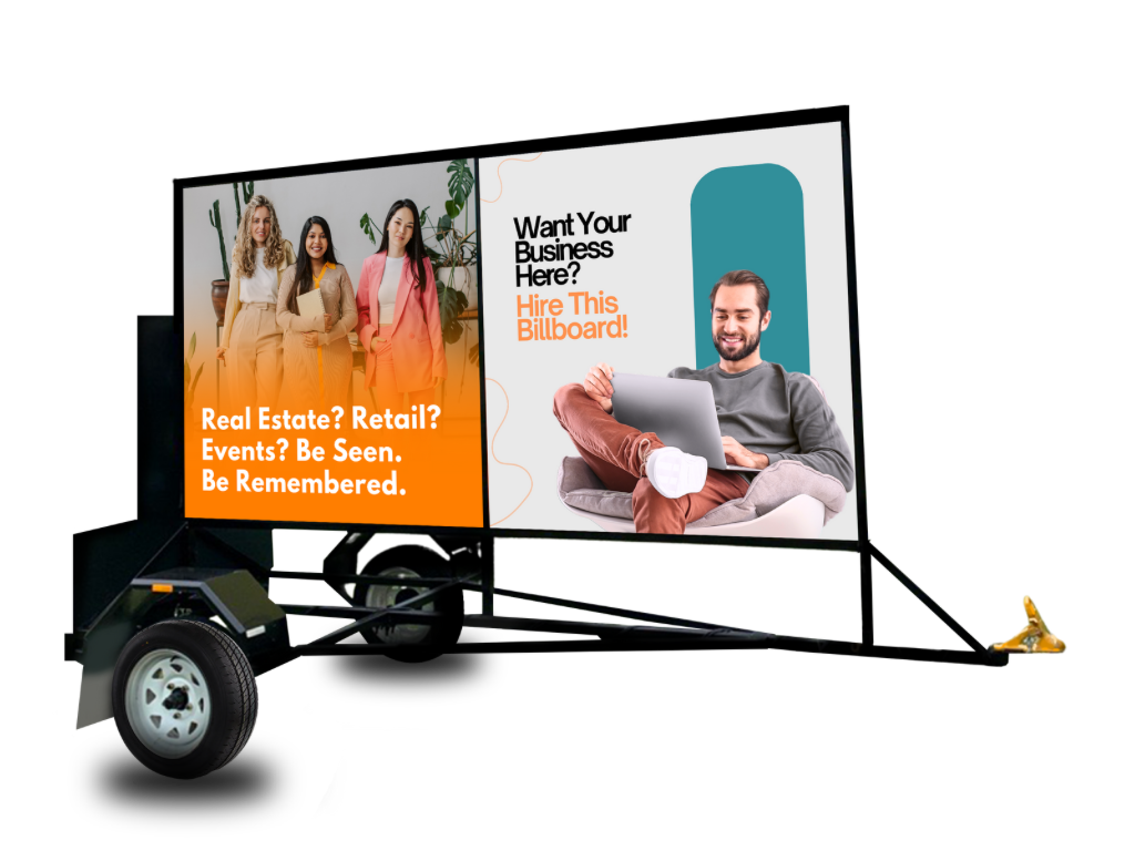 Event promotion using trailer billboard in Bundaberg