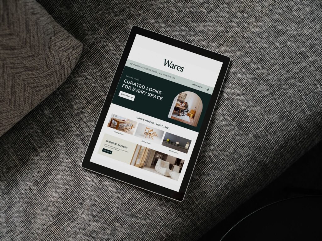 Website landing page optimised for local service area with call-to-action buttons.
