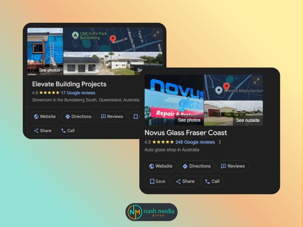 Google Business Profile Optimisation by Nash Media Group