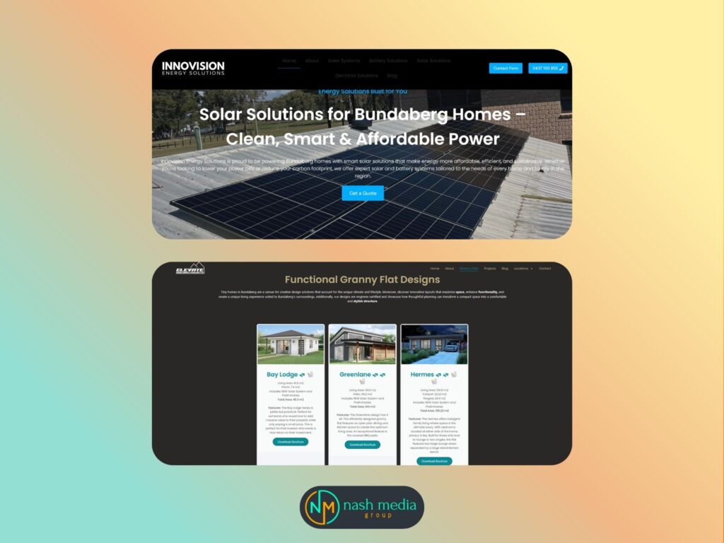 Websites designed by Nash Media Group