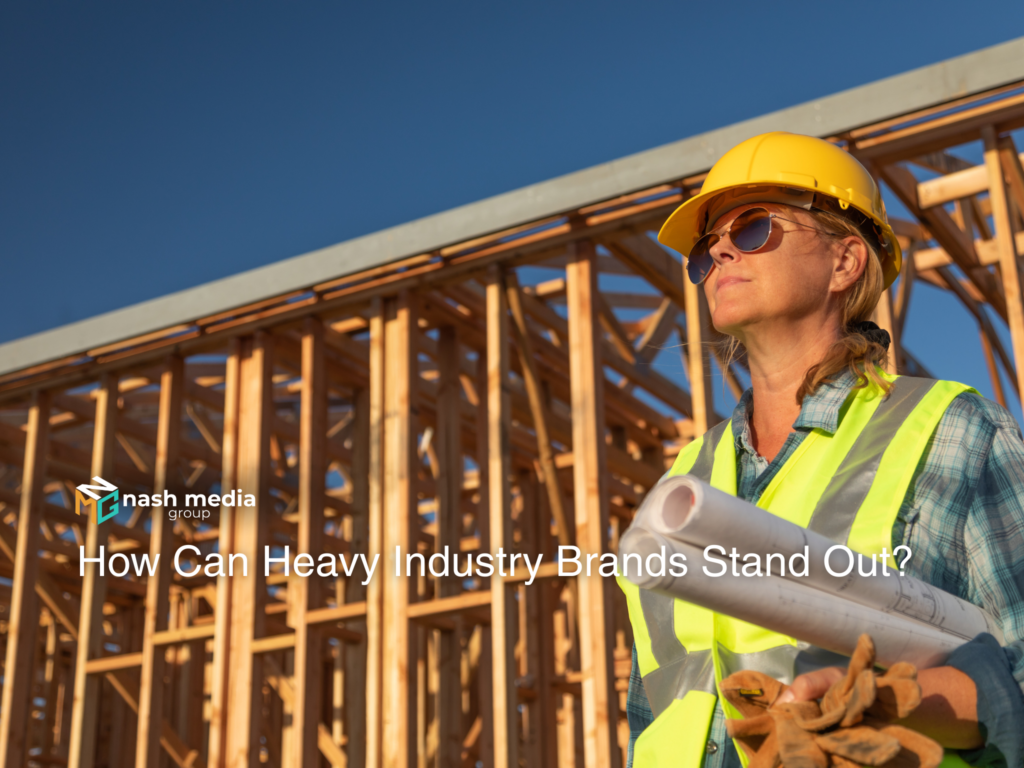 Construction worker highlighting why trade businesses struggle with branding strategy